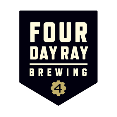 Offers: $7 Toward the Purchase of Four (4) or more Five Ounce (5oz) Pours of Four Day Ray Brewing Beer | 20% Off All Four Day Ray Brewing Merchandise.