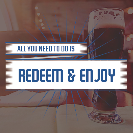 all you need to do is redeem and enjoy image