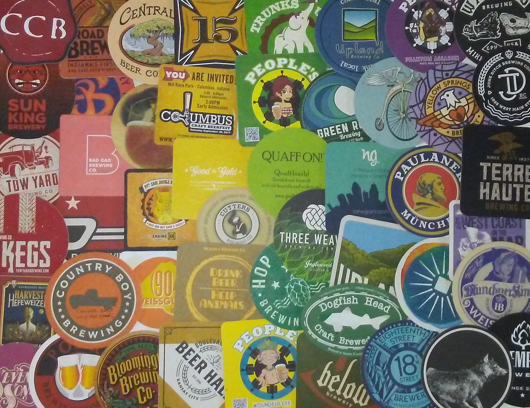 WASHINGTON Breweriana Collectible Beer Bar Coaster ~ ACORN Brewing ~ Edgewood 