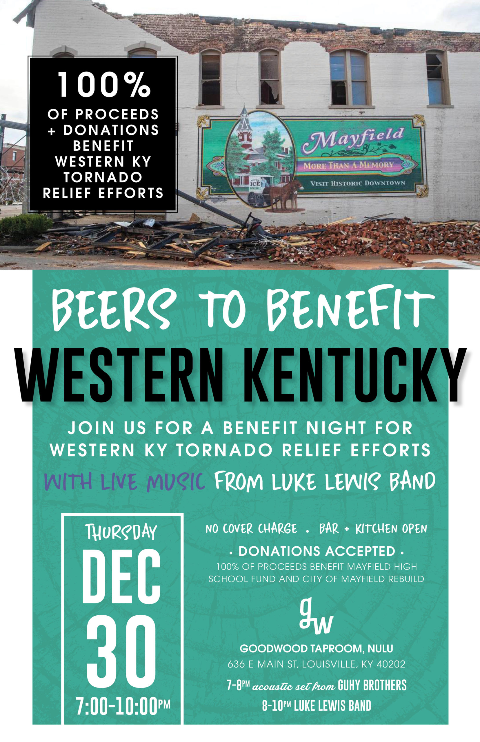 Indiana on Tap Goodwood Beers to Benefit Western Kentucky Tornado